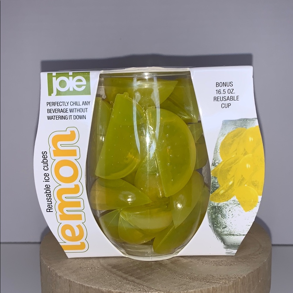Joie Lemon Reusable Ice Cubes - Yellow